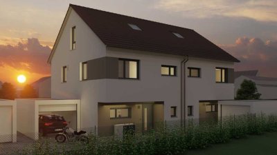 DHH  - NEUBAU - WOHLFÜHL-Wohnen! RUHIG und SONNIGE LAGE! Effizienzhaus 55!
