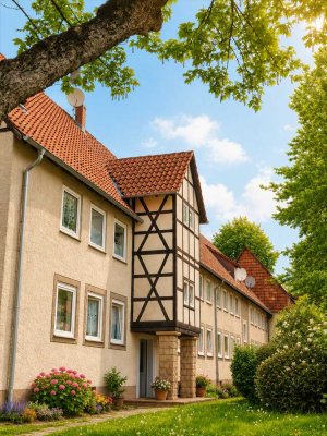 „Historische Wohneinheit in denkmalgeschützter Siedlung mit Arbeiterhaus-Charme“
