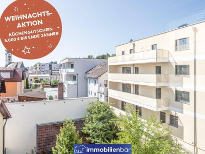 Traumhafte 2 Zimmerwohnung mit Blick über Grieskirchen - WEIHNACHTSAKTION 5000€ Küchengutschein
