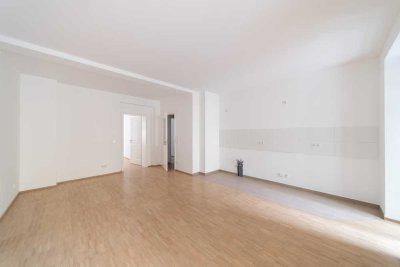 Erstbezug nach Neubau! Große 2 Raumwohnung mit Balkon in Lindenau- WE09