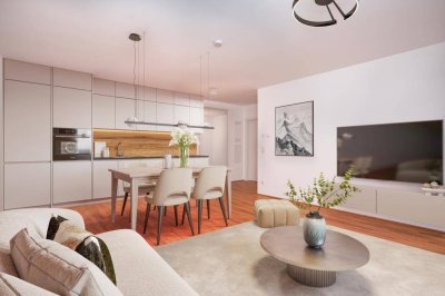 2 Zimmer Neubauwohnung im Dorf Domizil Kirchbichl zu verkaufen