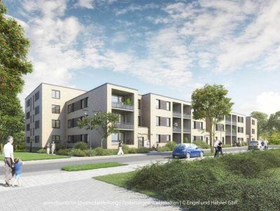 Barrierefreie Seniorenwohnung für 2 Personen mit WBS im Neubau Wiesbaden-Nordenstadt