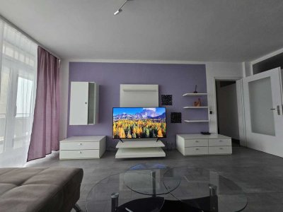 Hübsche voll möblierte 2-Zimmer-Wohnung in Bornheim mit Skyline Blick