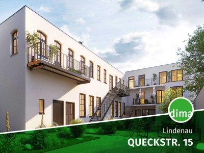 ERSTBEZUG im Hinterhaus: Appartement inkl. Einbauküche, Duschbad, Parkett, Fußbodenheizung u.v.m.