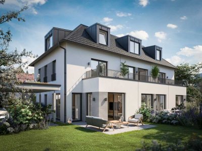 Moderne Wohnkultur - Nachhaltiges Reihenmittelhaus mit Süd-Ausrichtung im schönen Moosach (H2)