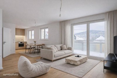 HOHE WOHNQUALITÄT MIT WEITBLICK – Erstbezug mit großer Terrasse &amp; Top-Anbindung