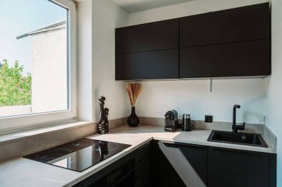 Neuhausen: Möbliertes Appartement mit großem Südost-Balkon