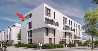 Exklusive Penthousewohnung mit 98 qm und 3 Zimmern