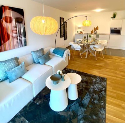 4 Zimmer-Neubau-ETW, großer Südbalkon. Erstbezug!