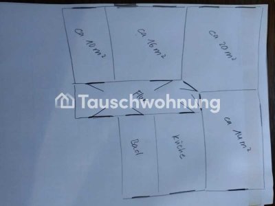 Tauschwohnung: Große 4-Zimmer-Wohnung in Leipzig Ost tauschen