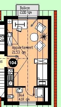 Studentenapartment im Haus "Steffi" in Künzelsau