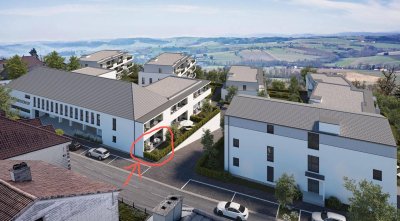 Neubau 2-Zimmer Garten-Wohnung mit Terrasse