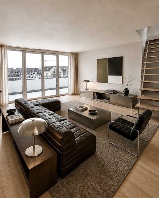 Über den Dächern von Unterbilk: helle 4-Zimmer-Maisonette mit Südbalkon und hochwertiger Ausstattung
