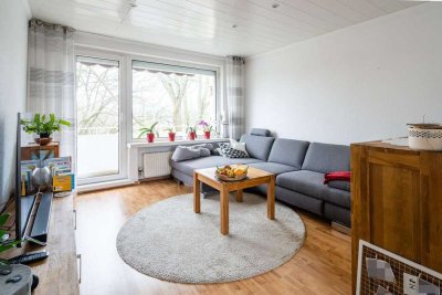 Gepflegte 2-Zimmer-Wohnung mit Balkon und Einbauküche