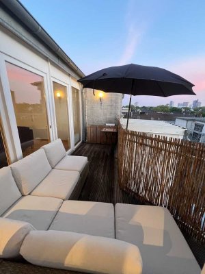 Sonnige Maisonette über den Dächern Kölns