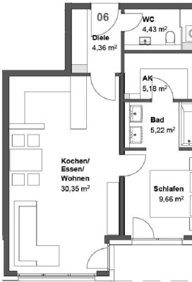 Exklusive, gepflegte 2-Raum-Wohnung mit Balkon und EBK in Herzogenaurach
