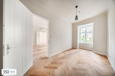 Wohnen beim Schloss Belvedere: Erstbezug im Stilaltbau mit 2 Balkonen und Klimaanlage!