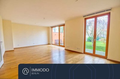 � Wohnglück mit Garten - traumhafte 4 Zimmer Neubau Wohnung mit Garten, Terrasse und Stellplatz