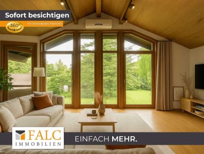 Exklusives Familiendomizil -  außergewöhnliche Architektur mit großem Garten in Seenähe