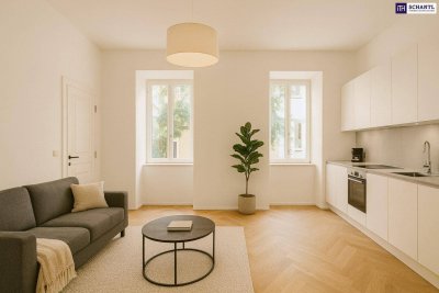 ++ TOP LAGE in unmittelbarer Nähe zum Augarten ++ hochwertig saniertes Altbaujuwel in absolut ruhiger Innenhoflage + Barrierefrei