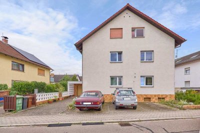 Teilvermietetes Mehrfamilienhaus in Hemsbach mit 4 Wohneinheiten