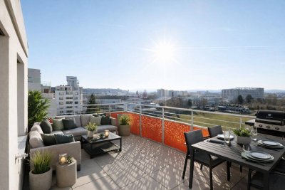NEUJAHRES-AKTION - Neubau - Dachgeschoß mit 3 Terrassen – selten. wertvoll. exklusiv - PROVISIONSFREI