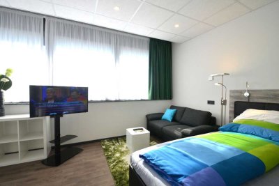 Schickes 1-Zimmer-Penthouse, kleines Apartment für großes Luxusgefühl, Innenstadt Offenbach