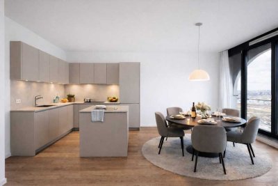 ERSTBEZUG! Stylische 2-Zimmer Wohnung mit Loggia im 4. Obergeschoss und hochwertiger Ausstattung