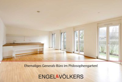 Ehemaliges Generals-Büro im Philosophengarten: Großzügige 4ZKB-ETW mit eigenem Zugang und Garten!