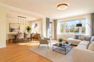Viel Platz zum Ankommen: Tolle 4-Zimmer-Wohnung mit Süd-Balkon und TG-Stellplatz in HH-Poppenbüttel!
