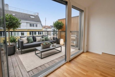 NEUBAU Dachgeschoßwohnung - 3 Terrassen - Rooftop-Dachterrasse - Fernblick - NÄHE AKH