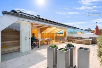 Exklusive Stadtvilla am Fuße des Kreuzbergl #Rooftop-Pool &amp; Sauna #Lift # 9 Tiefgaragenplätze