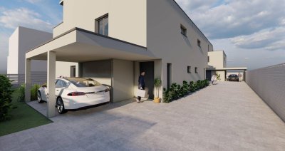 Exklusive Doppelhaushälfte mit 2 Terrassen und sonnigem Eigengarten in Bestlage von Gerasdorf | Oberlisse