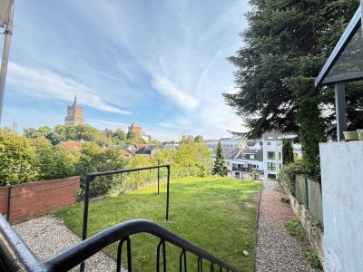 Ein Zuhause zum Wohlfühlen – mit Blick auf die Schwanenburg und Platz für die Kaffeetasse im Grünen!