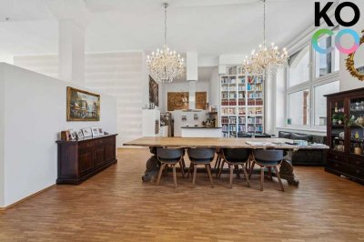 Exklusives Loft mit 4,20 m Deckenhöhe, großer Terrasse & Blick ins Grüne!