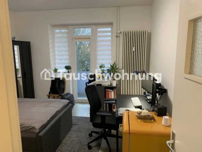 Tauschwohnung: Gemütliche 1-Zimm-Wohnung in zentraler Lage geg. 2-3 Zim. WG