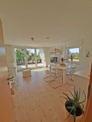 Top 2-Zimmer Maisonette Wohnung mit Balkon und tollem Ausblick