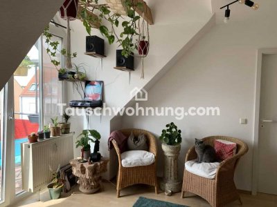 Tauschwohnung: Helle Maisonette-Wohnung direkt an München