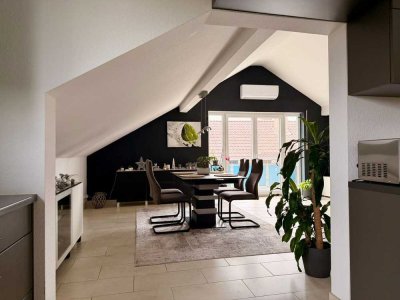 Helle Dachgeschosswohnung mit Balkon in Elchesheim-Illingen!