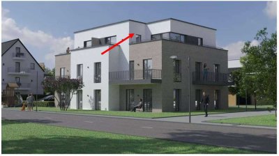 Neubau-Erstbezug: 2-Zimmer-Wohnung mit zwei Dachterrrassen & neuer Küche in Mecklenbeck