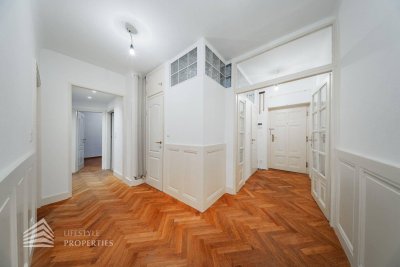 Familienfreundliche 5-Zimmer-Wohnung mit Balkon &amp; Gartenmitbenutzung in begehrter Grünruhelage des 19. Bezirks