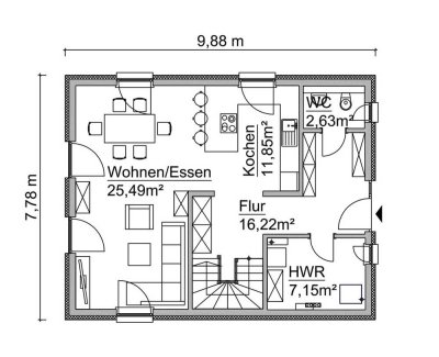 Einfamilienhaus (Neubau) nähe A3 - bei diesem Preis lohnt sich mieten nicht mehr!!!