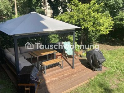 Tauschwohnung: Erdgeschoss Wohnung mit großem eigenem Garten