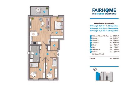 Platz für die ganze Familie ! 4-Zimmer Neubau- Eigentumswohnung in Würselen