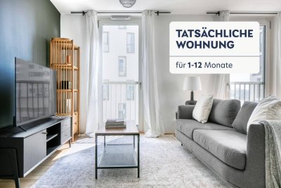 Donaumarina, Bestlage Donau &amp; Innenstadt, direkt an der U-Bahn, 2 Zimmer mit Fitness, Sauna, Loggia (VIE121)