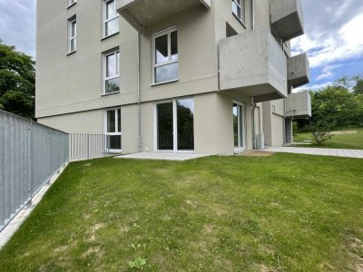 Neubau- Rollstuhlgerechte 3-ZKB-Wohnung mit Einbauküche und Terrasse