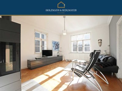 Zentrale Lage - Architektur zum Wohlfühlen:
4,5-Zimmer-Wohnung im Klötzlmüllerviertel