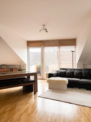Helle 50 m² Dachgeschosswohnung in Neuss zur Untermiete