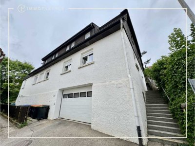 Ruhige 3-Zimmer-Wohnung mit großem Gartenabteil und Garage in Weissach