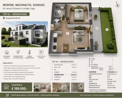Modern wohnen. Nachhaltig investieren. Lebensqualität genießen.